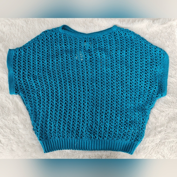 Free People We The Free Sophia Sweater Tee Ocean Palace - Picture 2 of 6